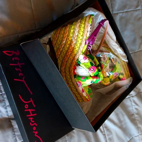 Betsey Johnson Pansie Floral Wedge - Picture 2 of 6